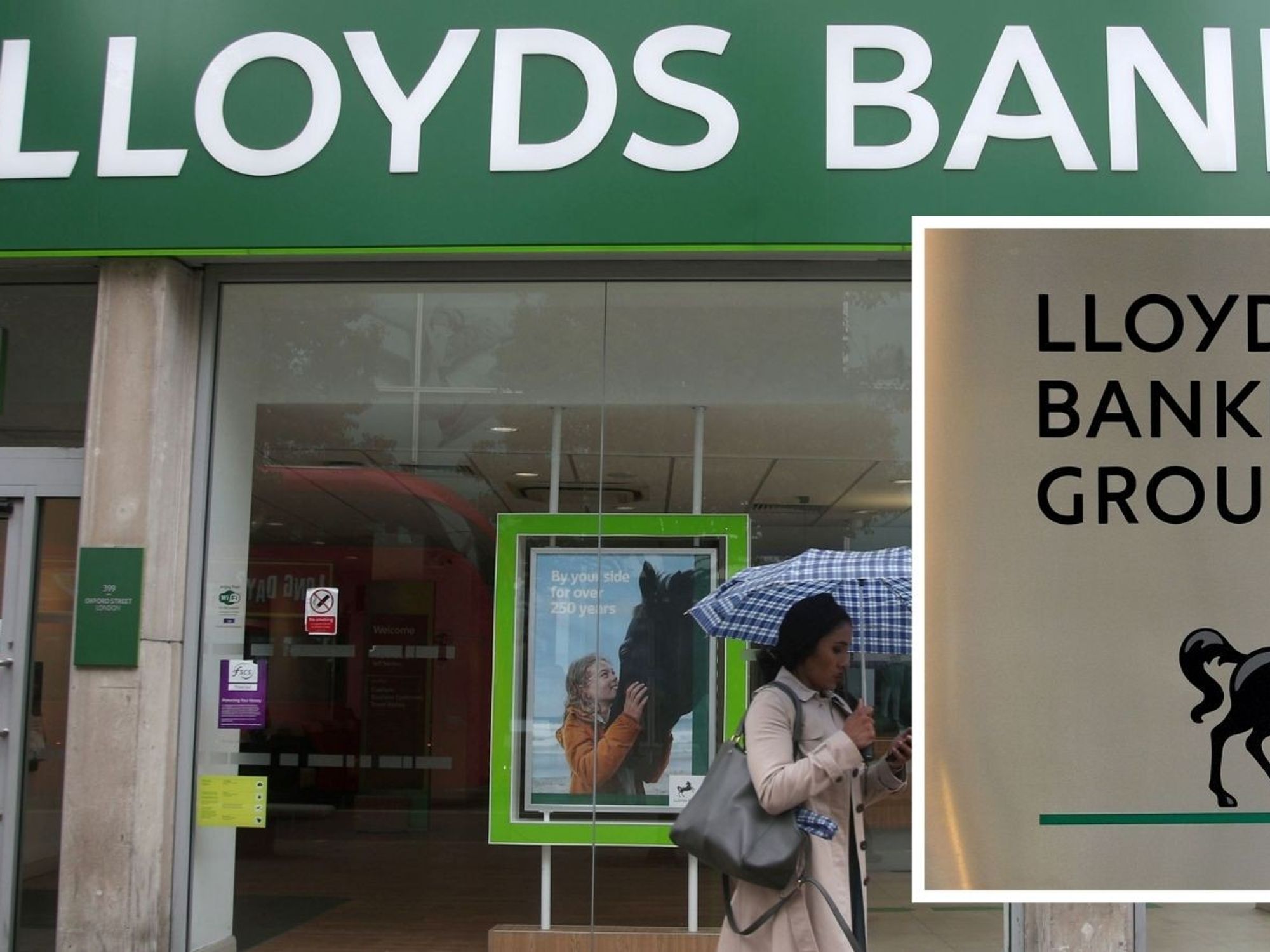 Lloyds Bank branch and banking group logos