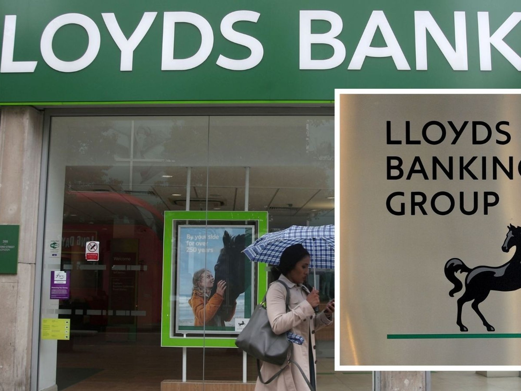 Lloyds Bank branch and banking group logos