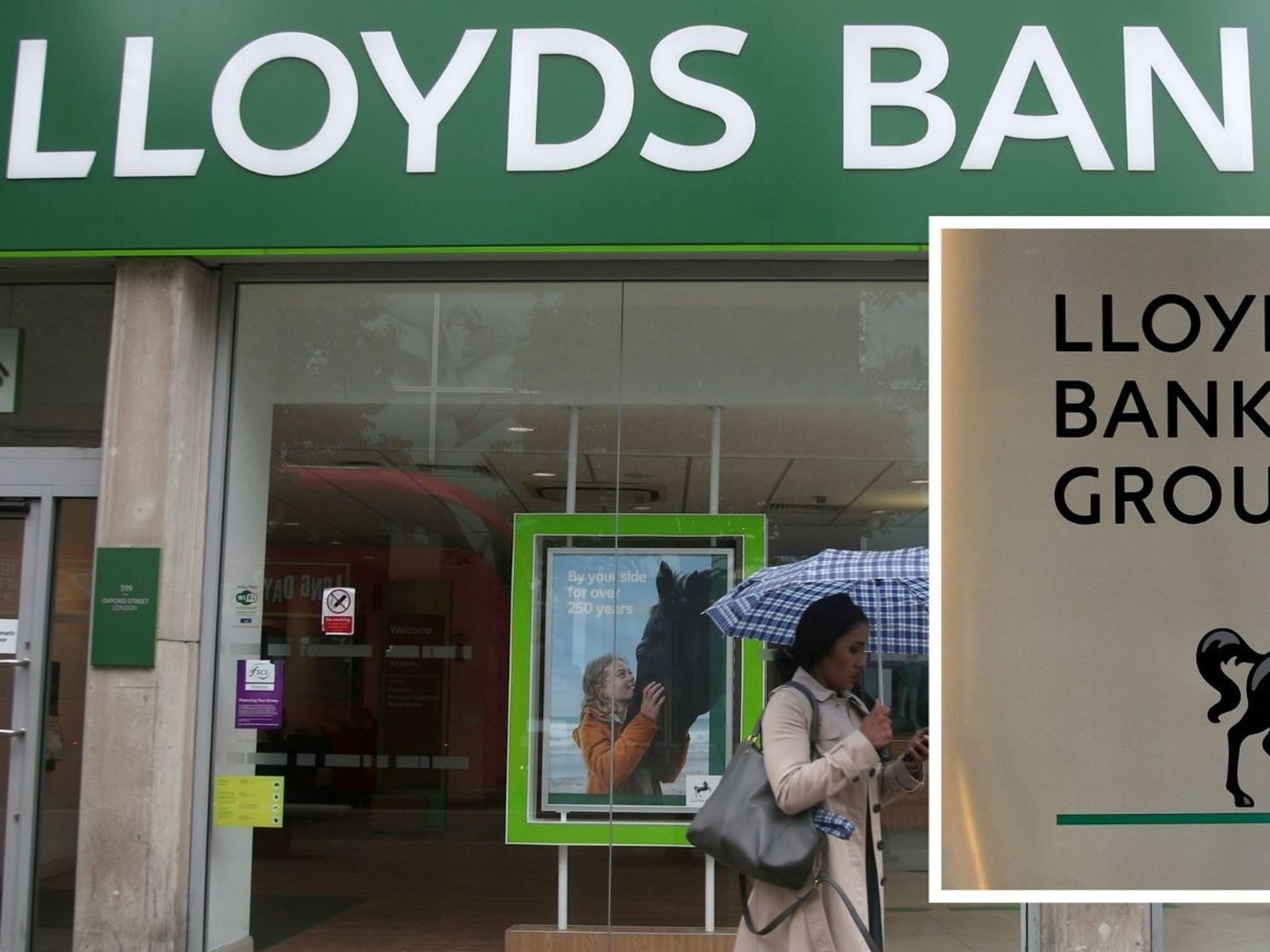 Lloyds Bank branch and banking group logos
