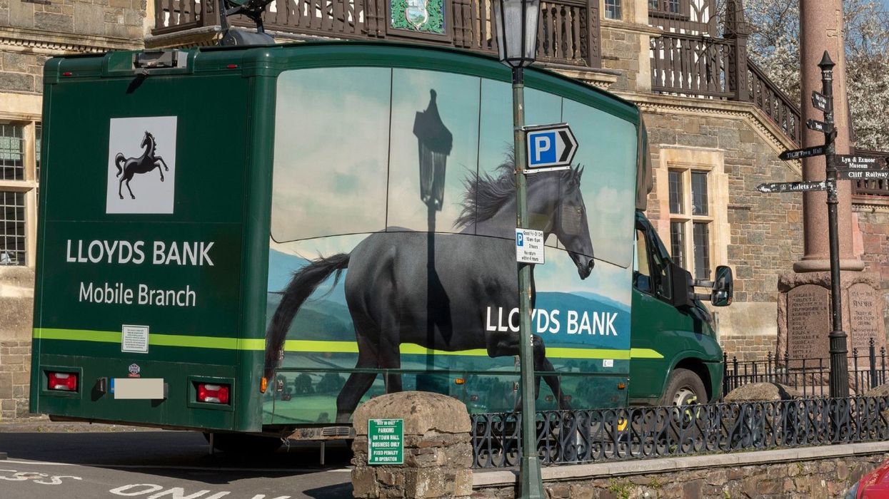 Lloyds Bank mobile banking van