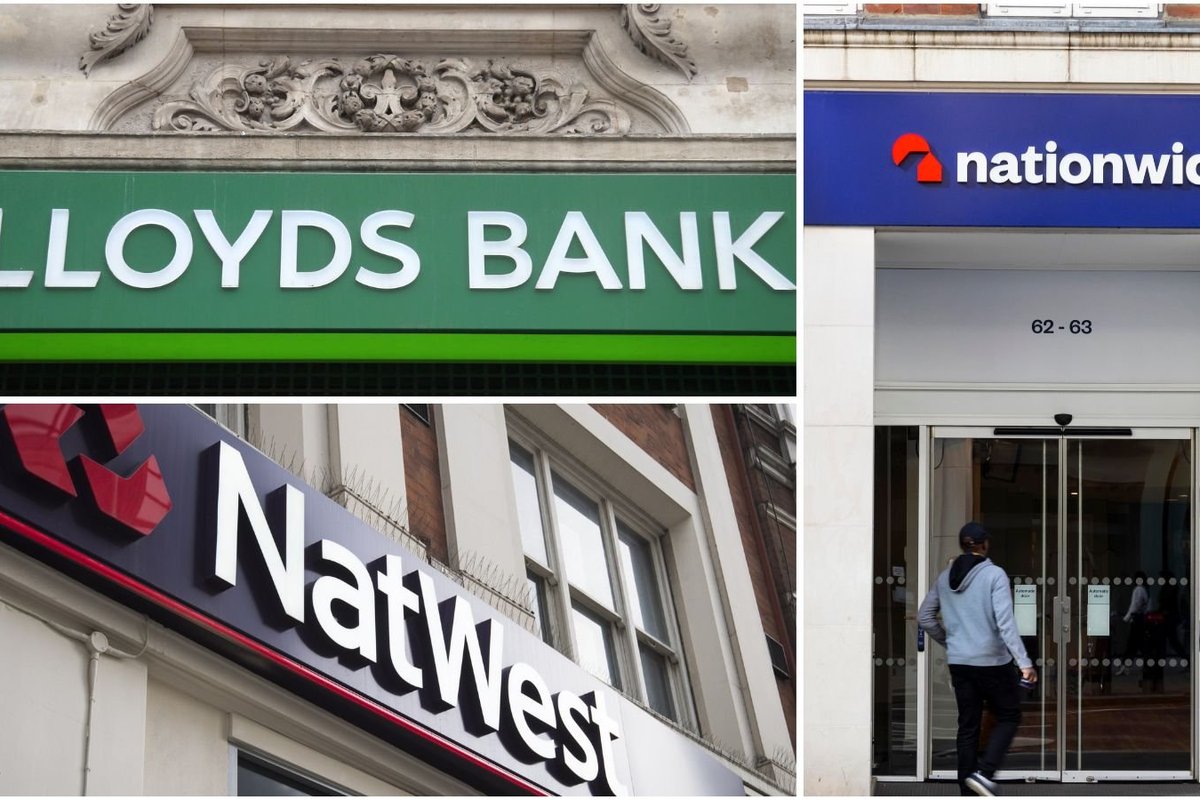 Lloyds Bank, Nationwide BS and NatWest