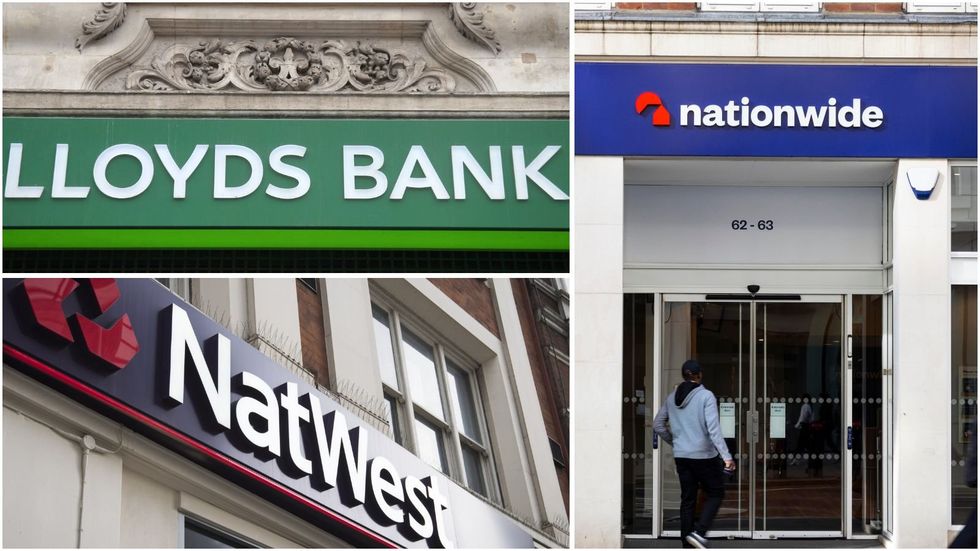 Lloyds Bank, Nationwide BS and NatWest