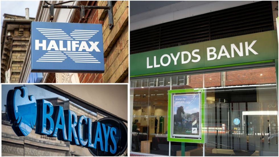 Lloyds, Barclays and Halifax branches