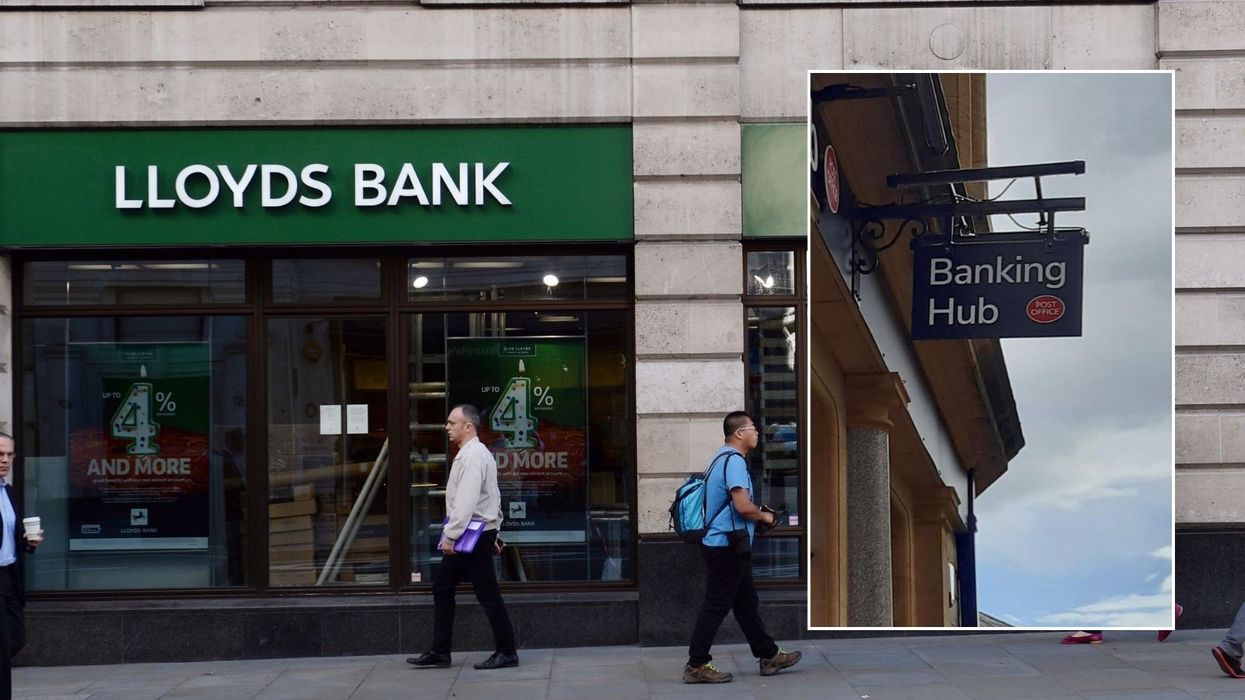 Lloyds branch and Banking Hub branch