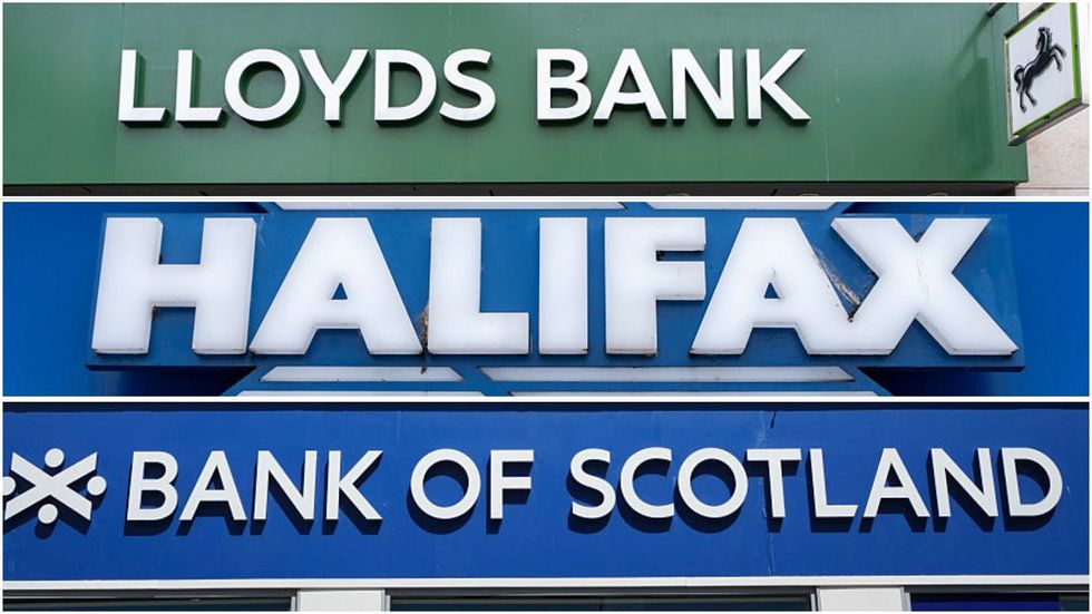 Lloyds, Halifax and RBS