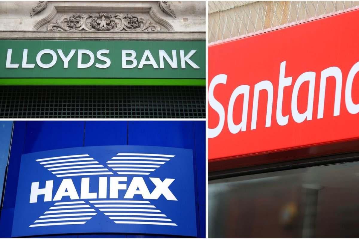 Lloyds, Santander and Halifax branches