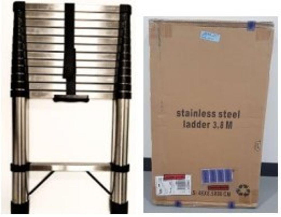 LMSTARZ 3.8m Telescopic Ladder