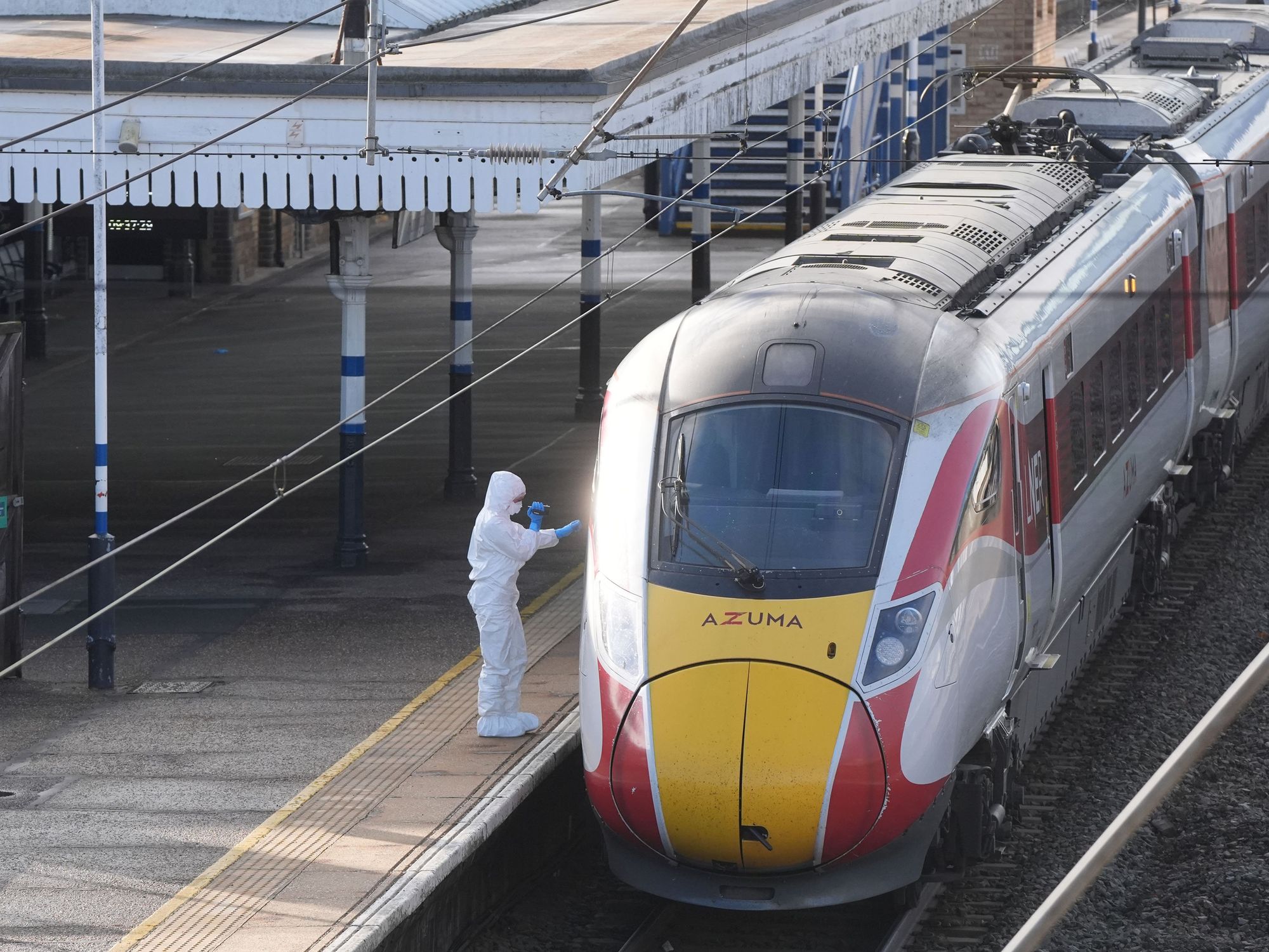 LNER train in Huntingdon