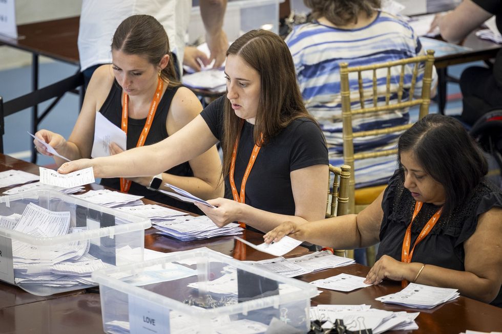 Local election vote counters