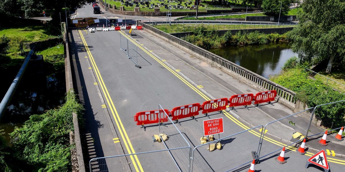 NextImg:Welsh street cut off for five years after council fails to repair bridge