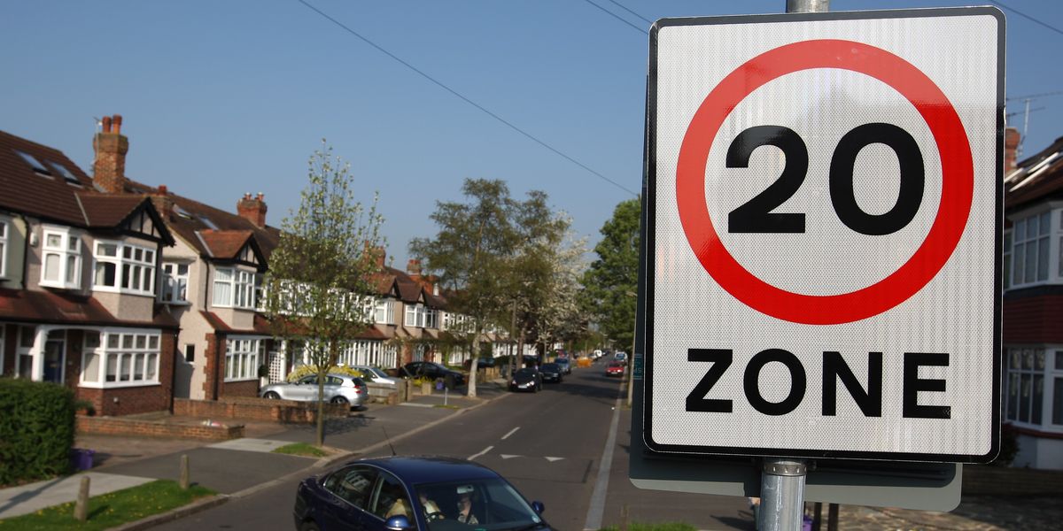 NextImg:Wales 20mph speed sign blocks pensioner's driveway leaving him unable to use it for four months