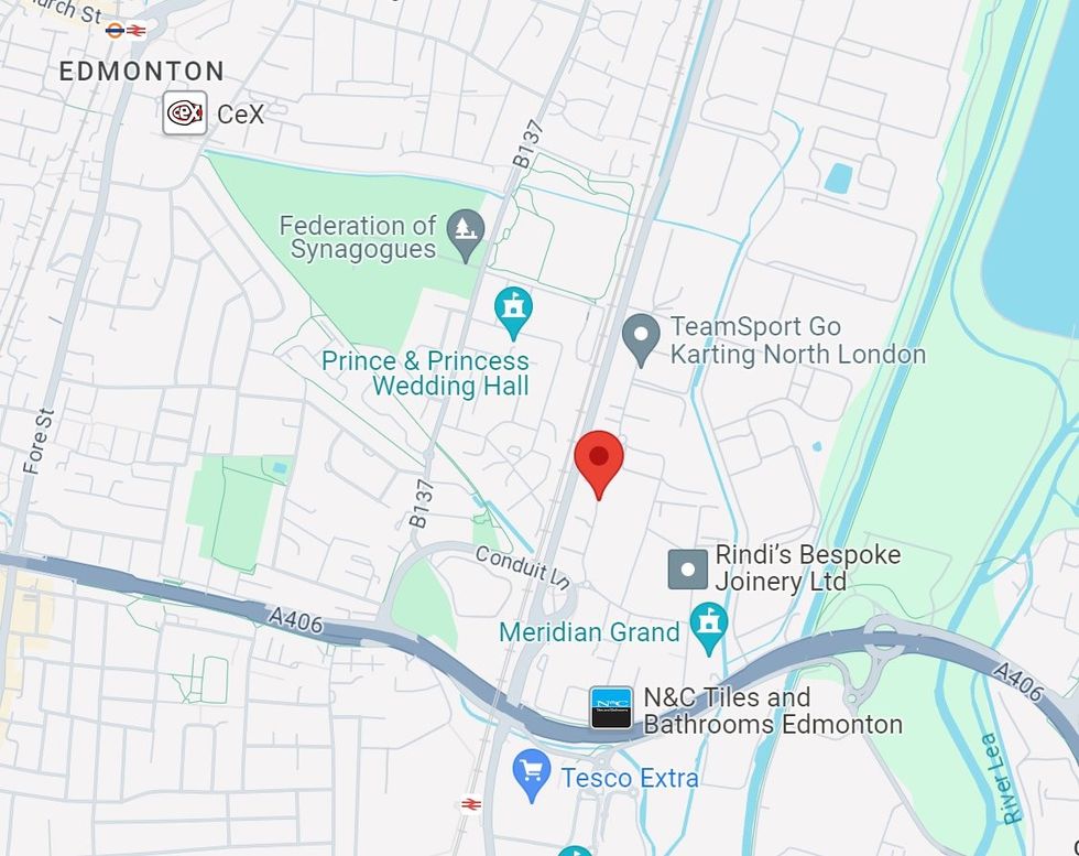 Location of the fire