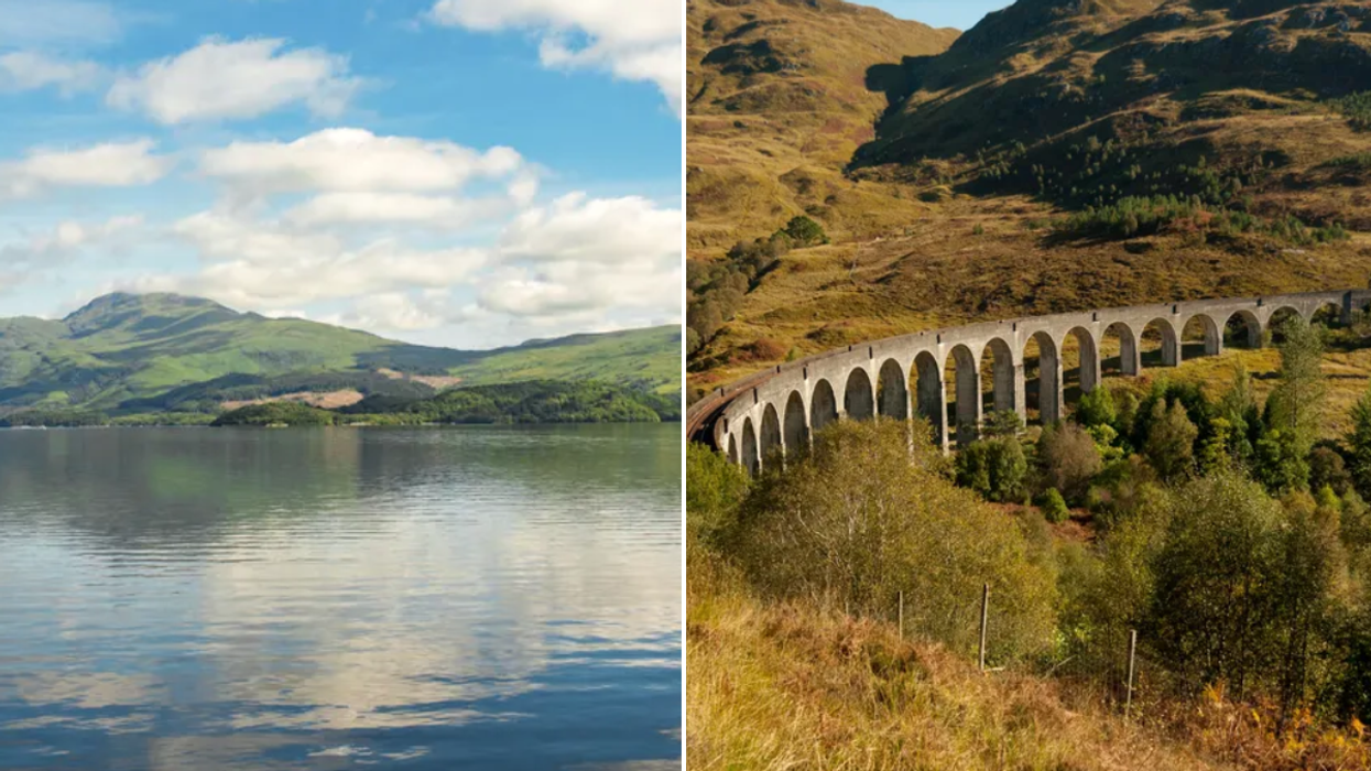 Loch Lomond with Ben Lomond in background / Glenfinnan Viaduct Trail