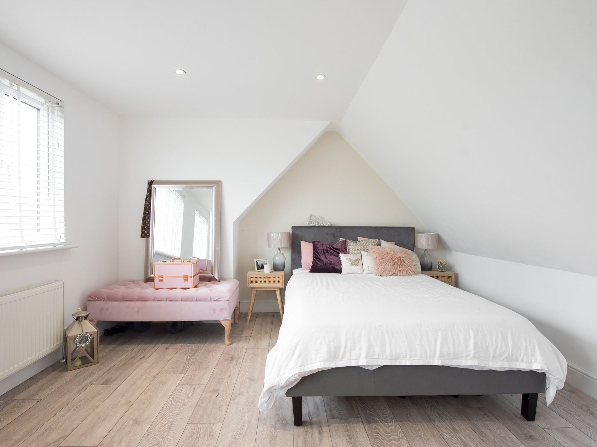 Loft extension bedroom