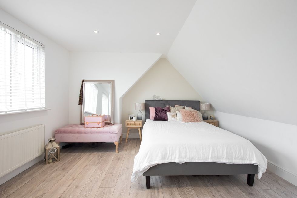 Loft extension bedroom
