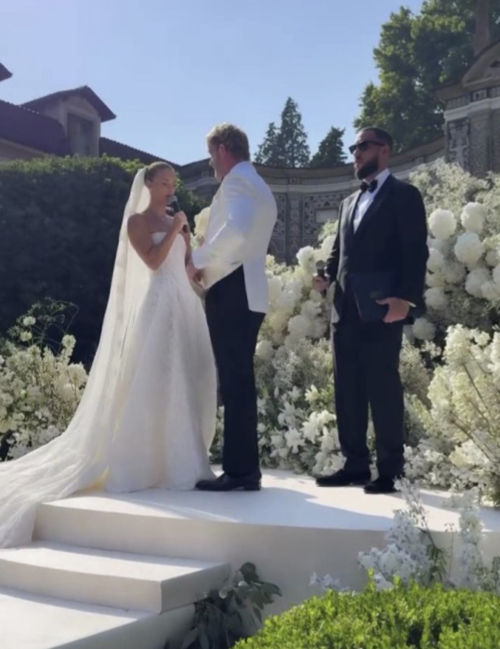 Logan Paul and Nina Agdal got married in a stunning ceremony on Lake Como