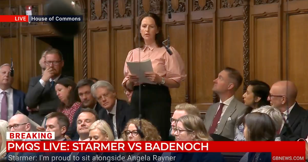 Lola McEvoy speaks in the Commons