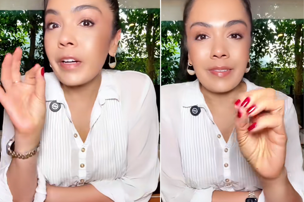 Lolita speaking to followers