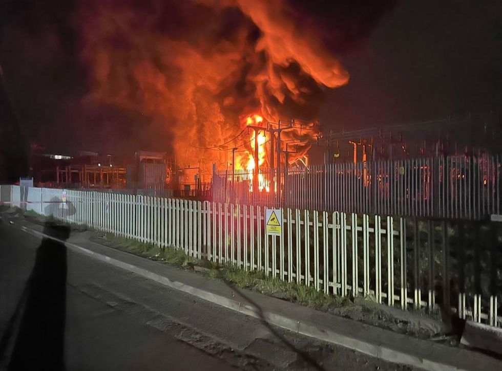 London Fire Brigade sent 60 firefighters to tackle the blaze