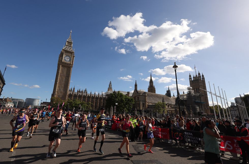 London Marathon Events expressed their 'sincere condolences' to the man's friends and family.