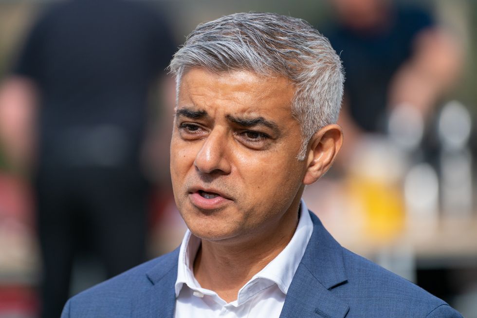 London Mayor Sadiq Khan.