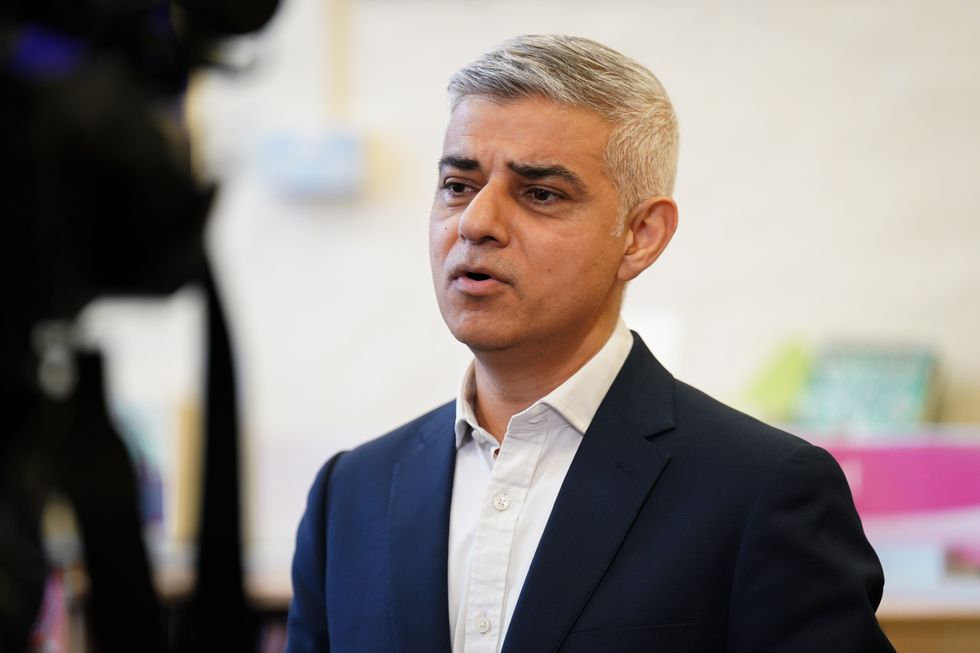 London Mayor Sadiq Khan