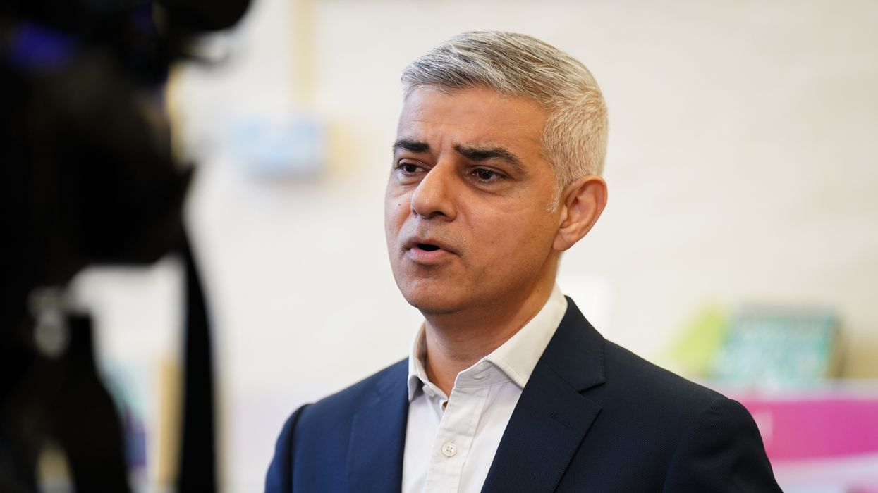 London Mayor Sadiq Khan