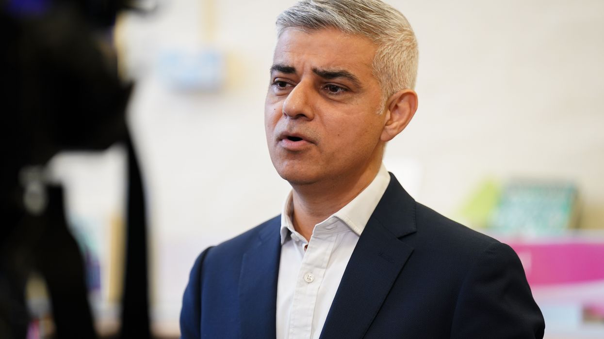 London Mayor Sadiq Khan