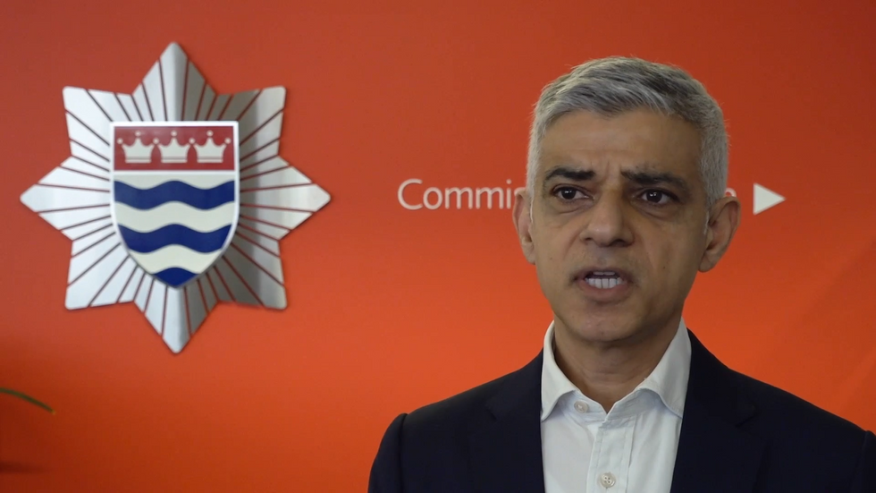 London Mayor Sadiq Khan