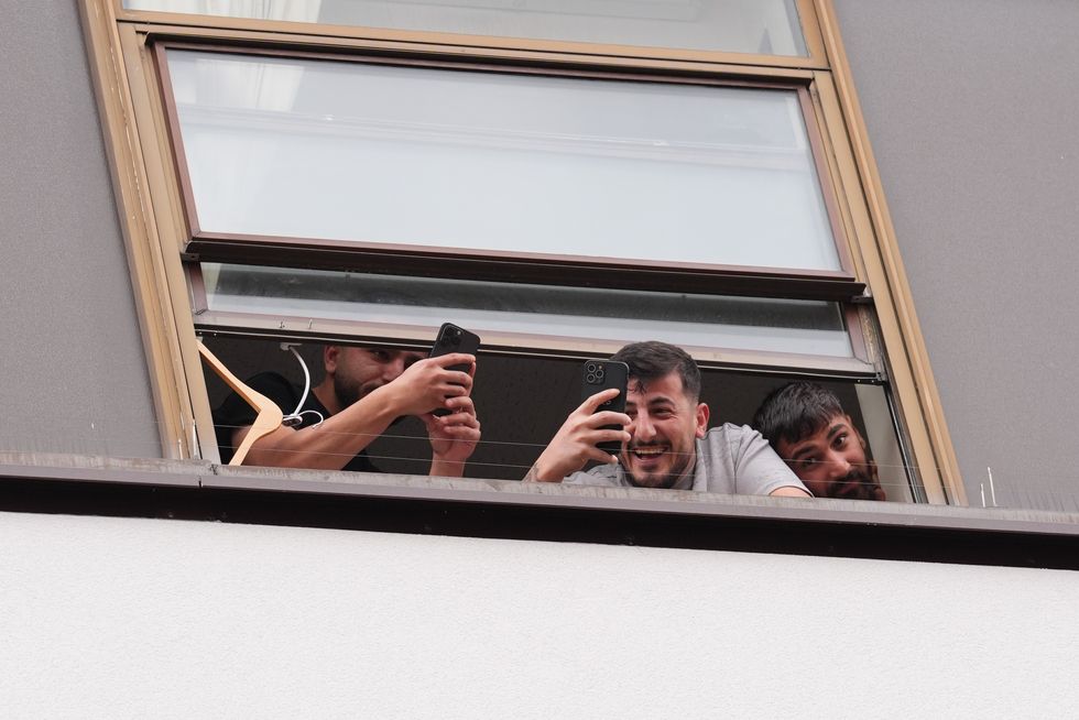 London Migrant hotel protest