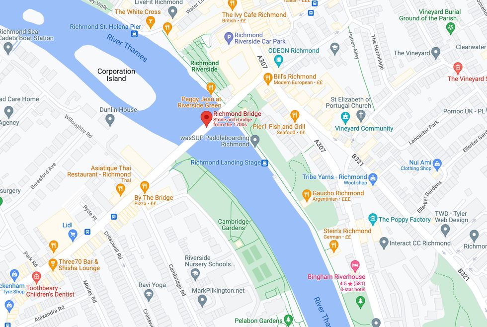 London news: The fatal fight took place in the Richmond Bridge area, to the west of the capital