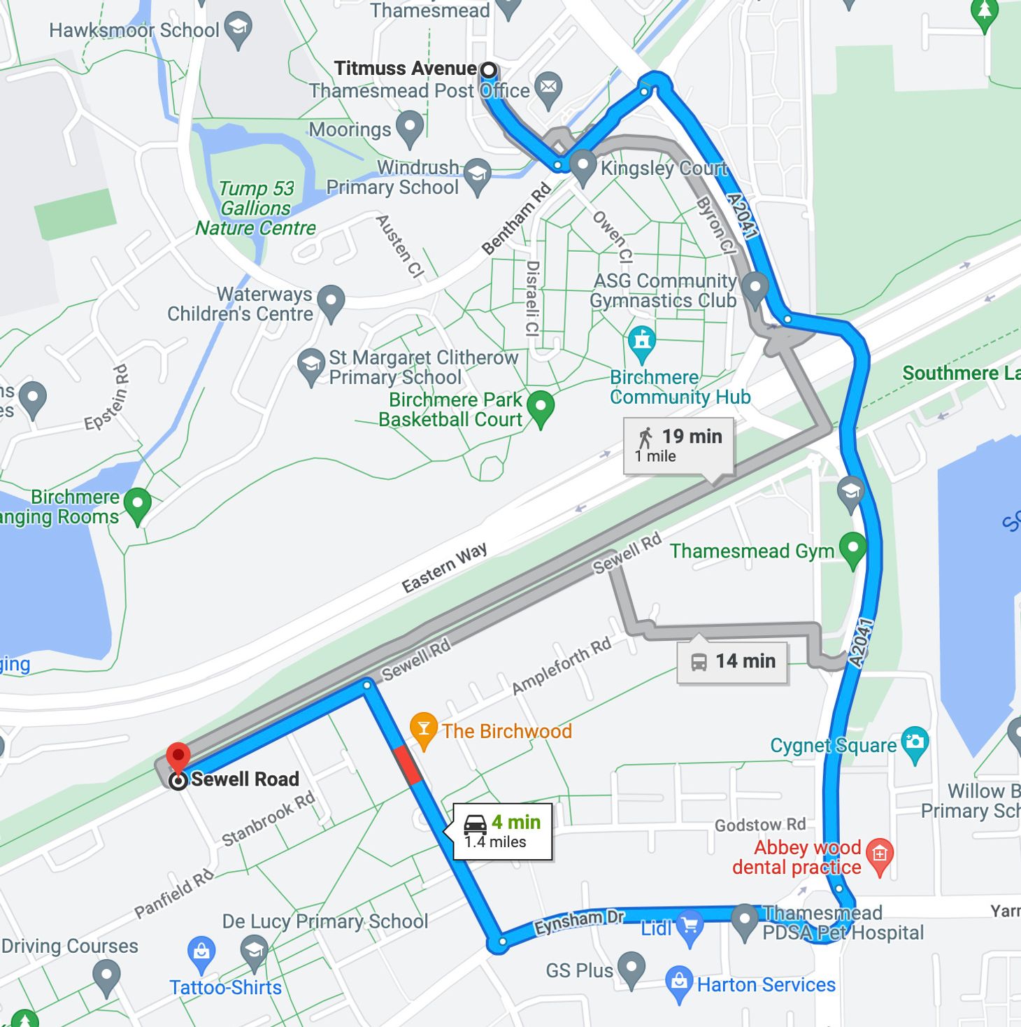 London news: The fatal incidents on Saturday happened just over a mile away from each other