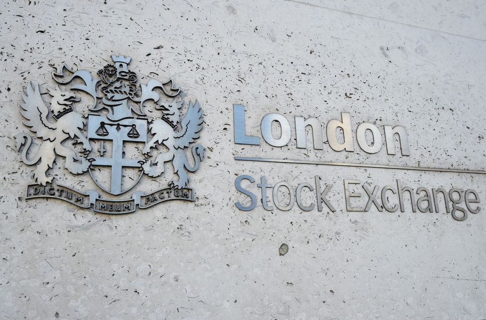 London Stock Exchange sign on wall