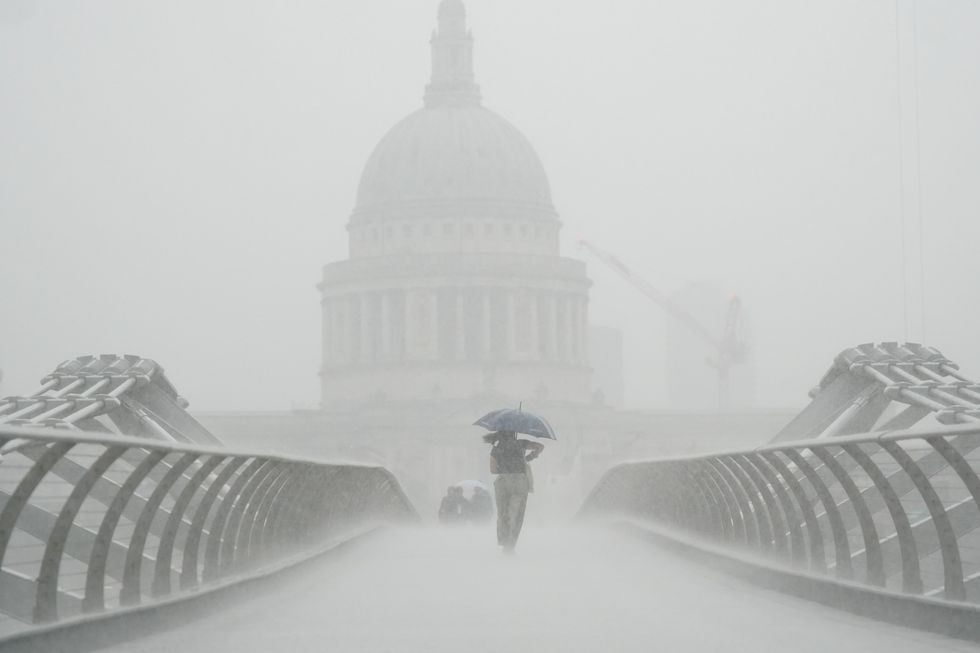 London storm
