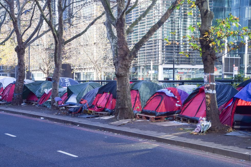 London tent camp