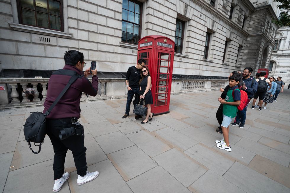 London tourists