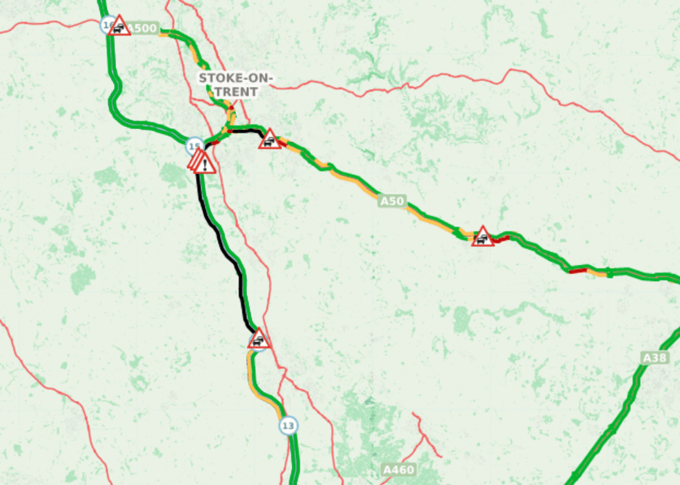 Long delays remain along the M6 this afternoon