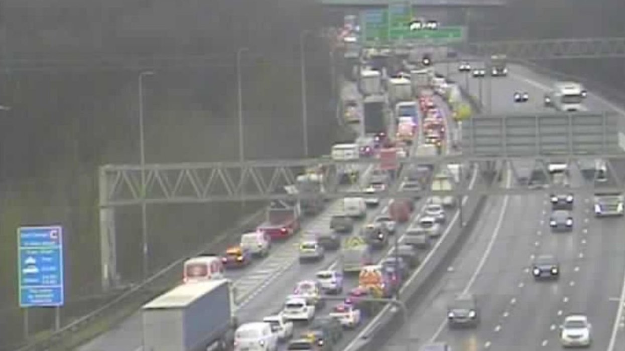 Long delays remain on the A2 this morning following a lorry fire