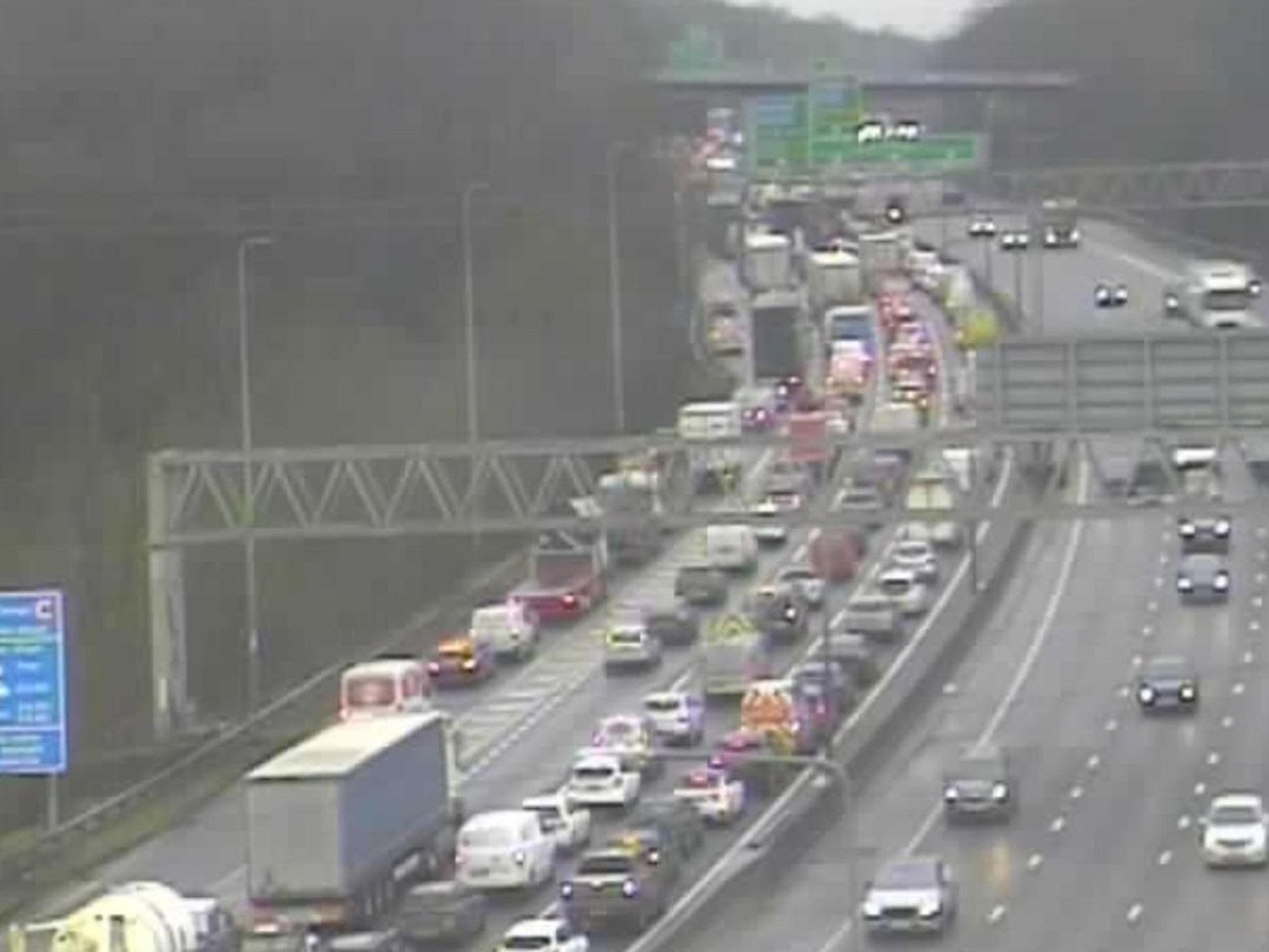 Long delays remain on the A2 this morning following a lorry fire