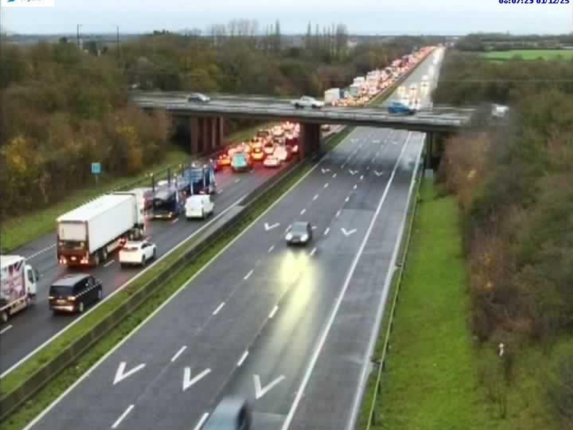 Long delays remain on the M5 following the incident