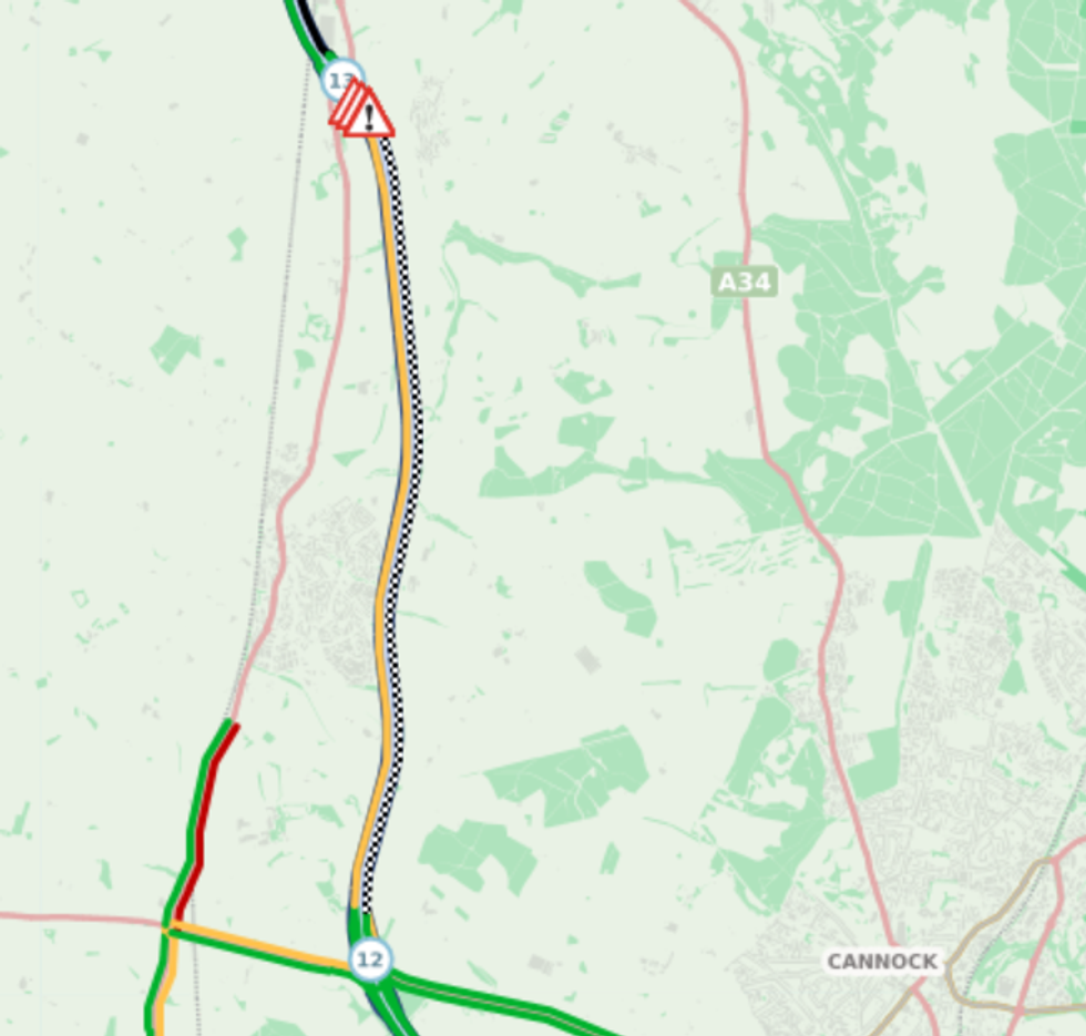 Long delays will remain on the M6 for the coming hours