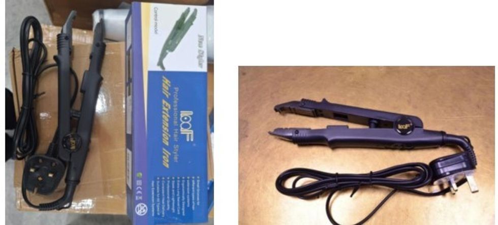 Loof Hair Extension Iron sold via Amazon (2501-0067)