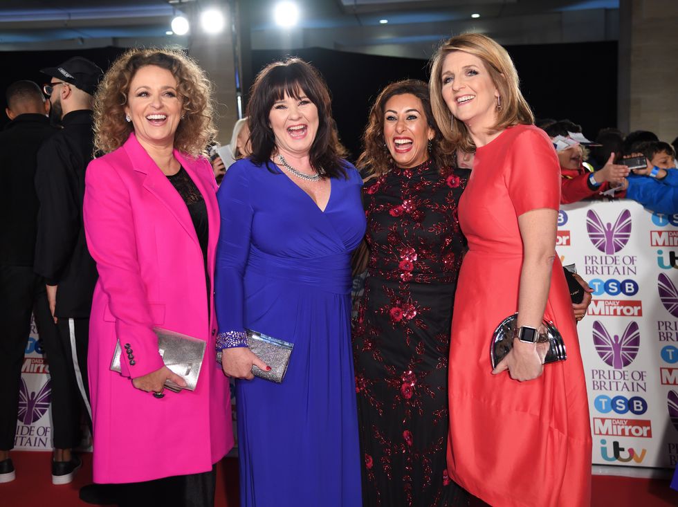 Loose Women stars Nadia Sawalha, Coleen Nolan, Saira Khan and Kaye Adams