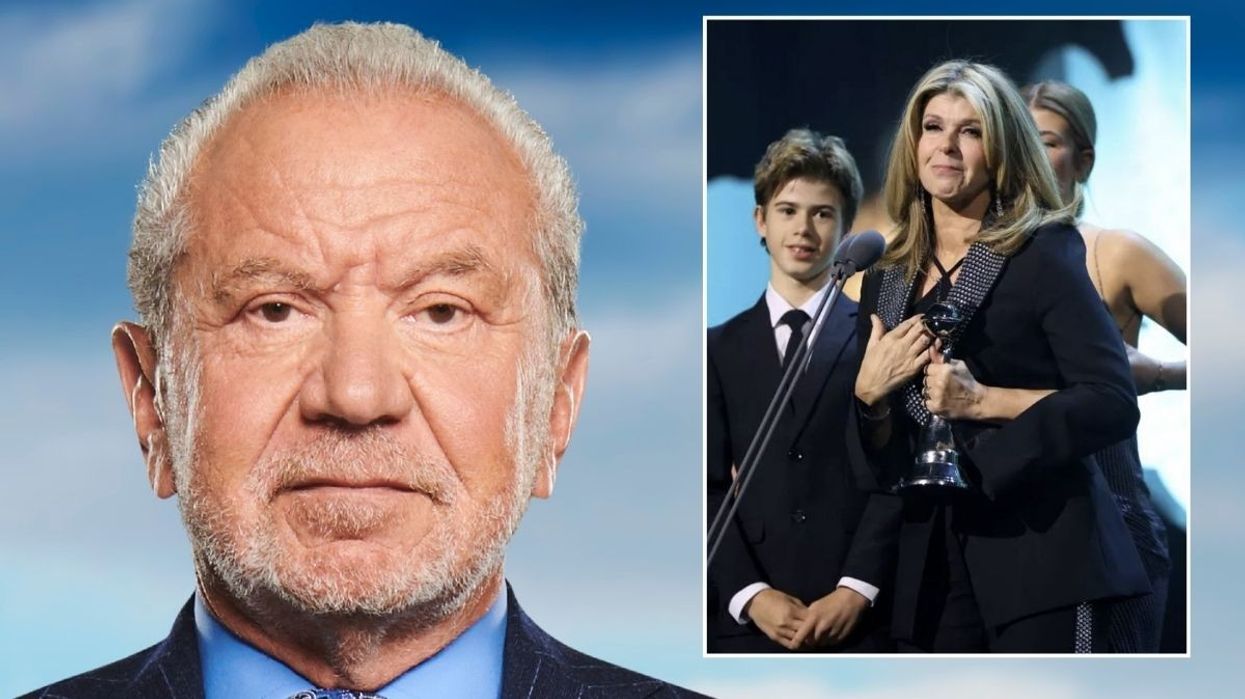 Lord Alan Sugar and Kate Garraway