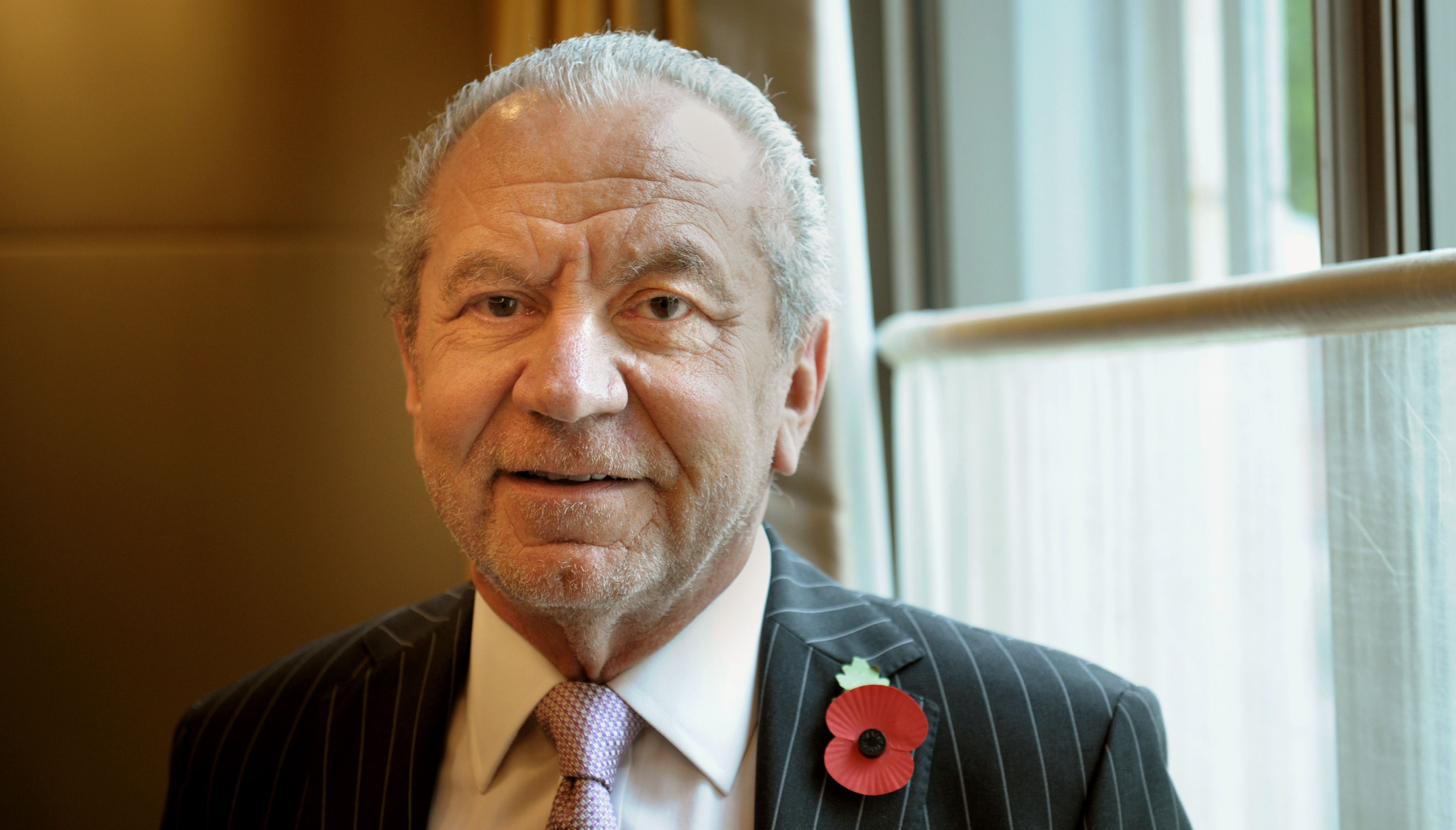 Lord Alan Sugar attends a tribute lunch for Graham Norton hosted by The Lady Taverners at the Dorchester Hotel, London.