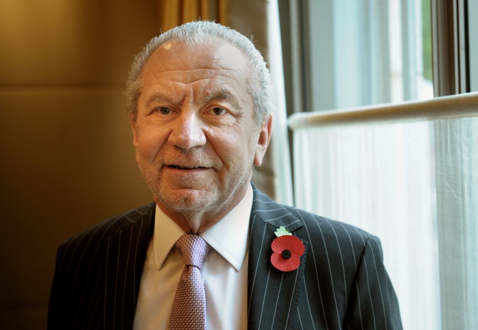 Lord Alan Sugar attends a tribute lunch for Graham Norton hosted by The Lady Taverners at the Dorchester Hotel, London.