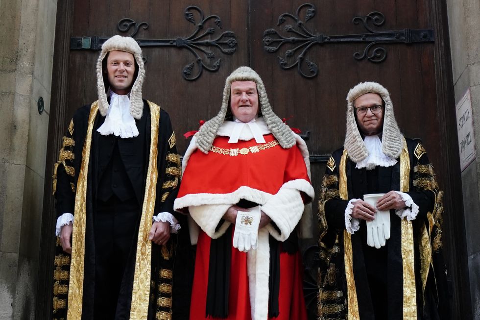 Lord Chief Justice Burnett of Maldon and Master of the Rolls Sir Geoffrey Vos