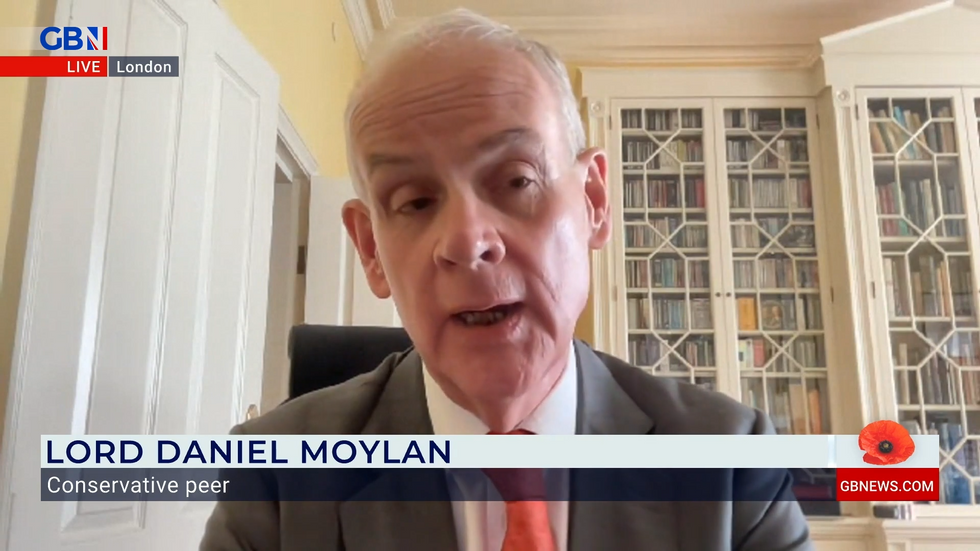 Lord Daniel Moylan appears on GB News