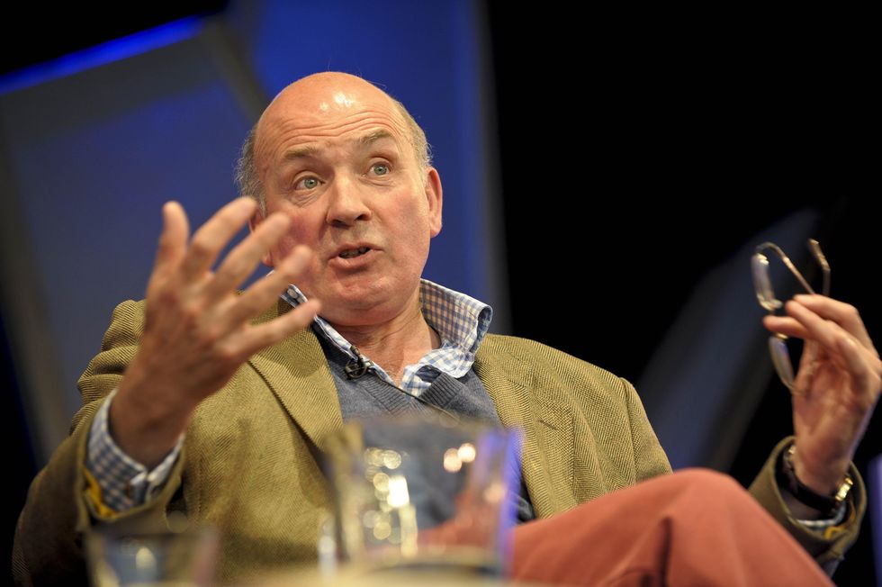 Lord Dannatt, the former Chief of the General Staff, speaks at the Hay Festival in Hay-on-Wye, Powys, where he warned of the dangers of cutting the Army too much.