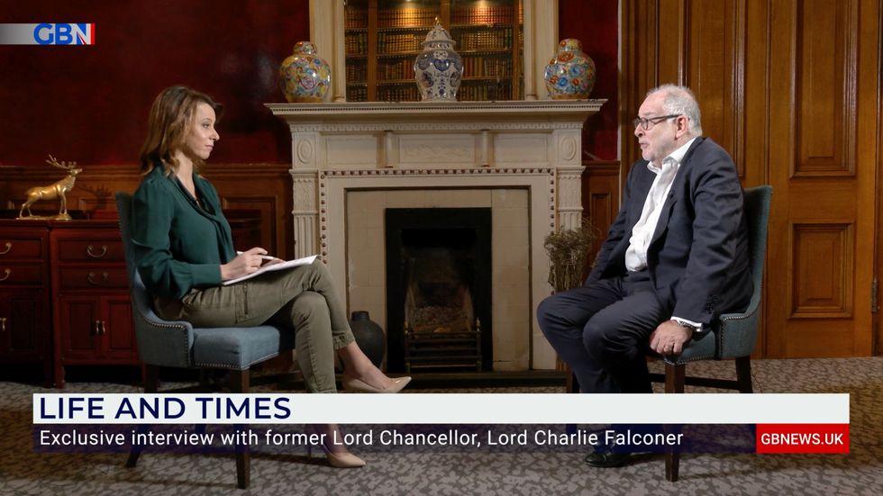 Lord Falconer joined Gloria De Piero on GB News.